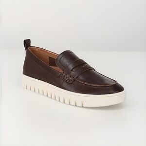 Vionic Uptown Loafer Dark Brown Women's Size 8 Wide Comfort Shoe Travel
